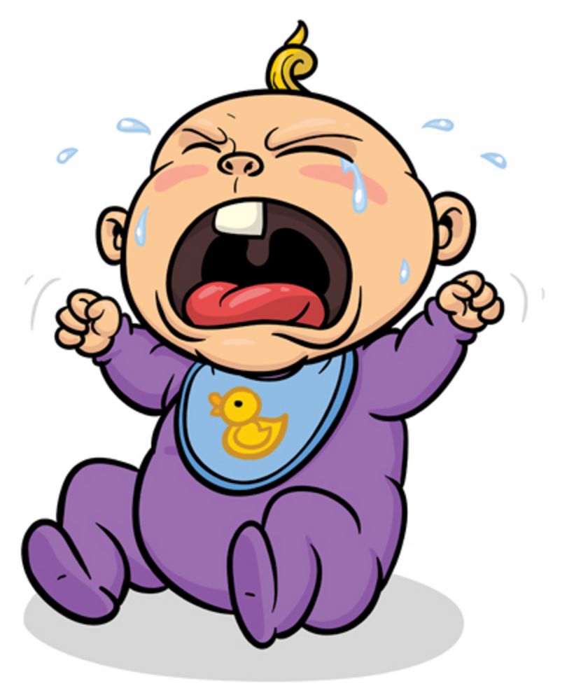 810x1000 Cartoon Picture Of Baby Crying