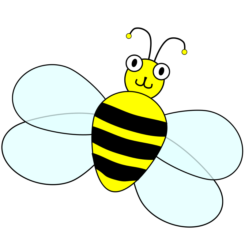 800x800 For A Cartoon Bee Clip Art Clipart Panda