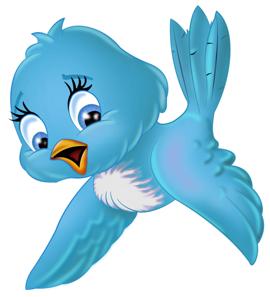546x600 Large Blue Bird Png Cartoon Clipart 122 Lady A Amp Little Winter