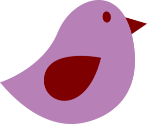 299x252 Purple Bird Clip Art