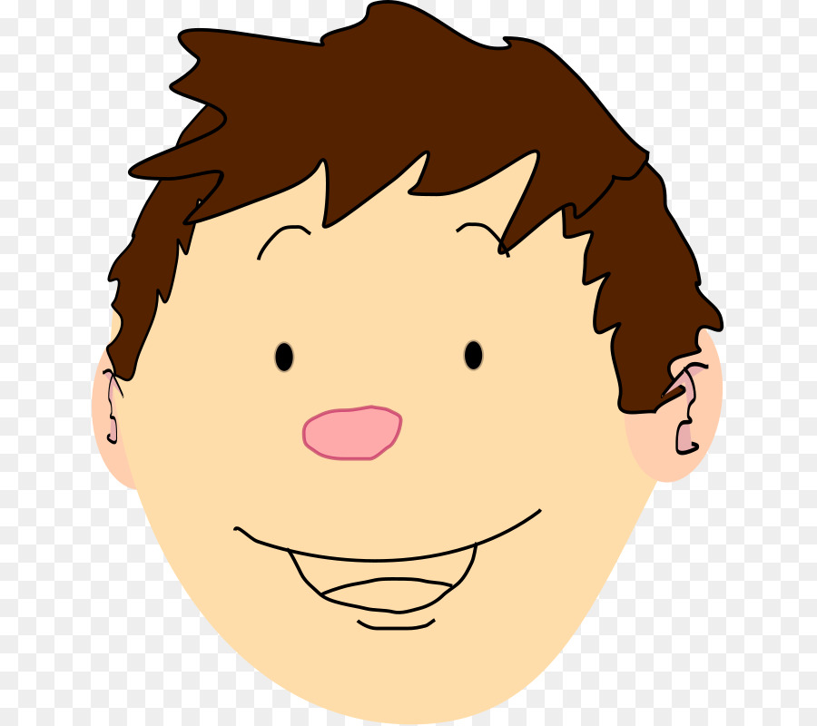 900x800 Boy Cartoon Face Clip Art