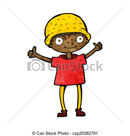 449x470 Cartoon Boy With Positive Attitude Eps Vectors
