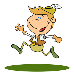 292x300 Boy Cartoon Clipart Image