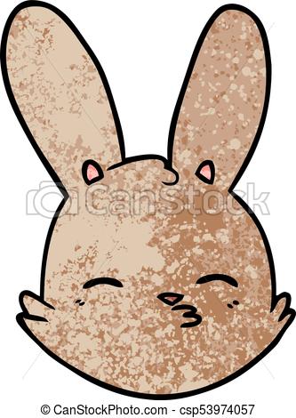 333x470 Cartoon Bunny Face Considering Clipart Vector