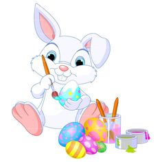 236x236 Cartoon Surprise Clip Art Easter Bunny Basket Stock Photo Stock