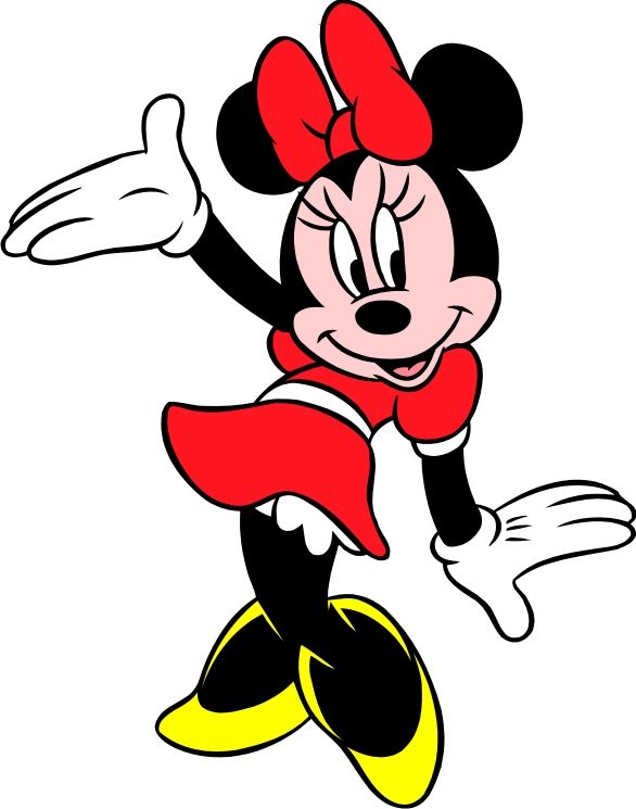 586x745 High Resolution Clip Art Minnie Mouse Cartoon Free Download Clip