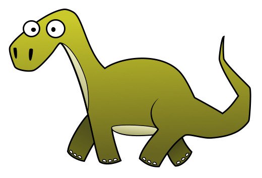 520x353 Drawing Cartoon Dinosaurs