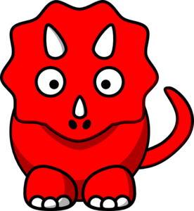 276x300 Red Dino Clip Art