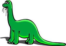 275x191 Cartoon Dinosaur Clip Art