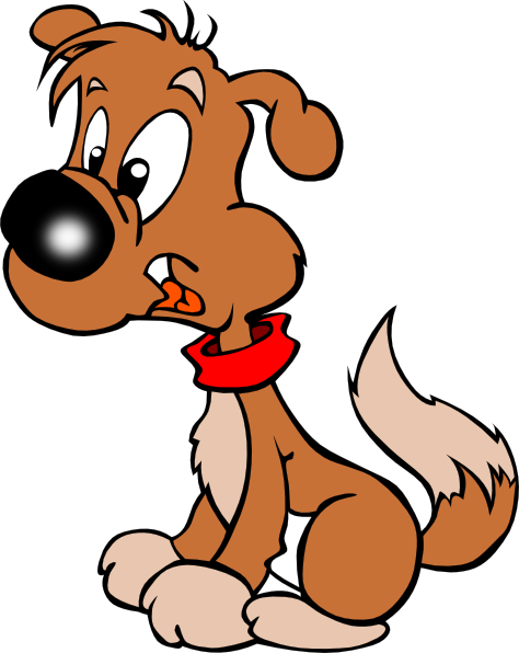 474x596 Puppy Cartoon Clip Art
