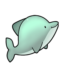 220x220 Cute Dolphin