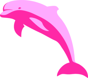 297x264 Pink Dolphin Clip Art