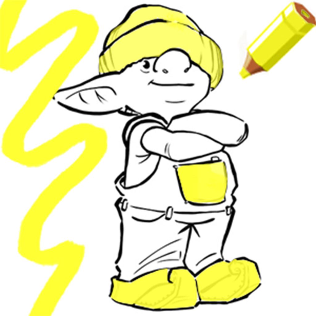 1024x1024 Digby Dragon Grumpy Colouring Page