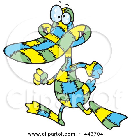 450x470 Royalty Free (Rf) Clip Art Illustration Of A Cartoon Duck In