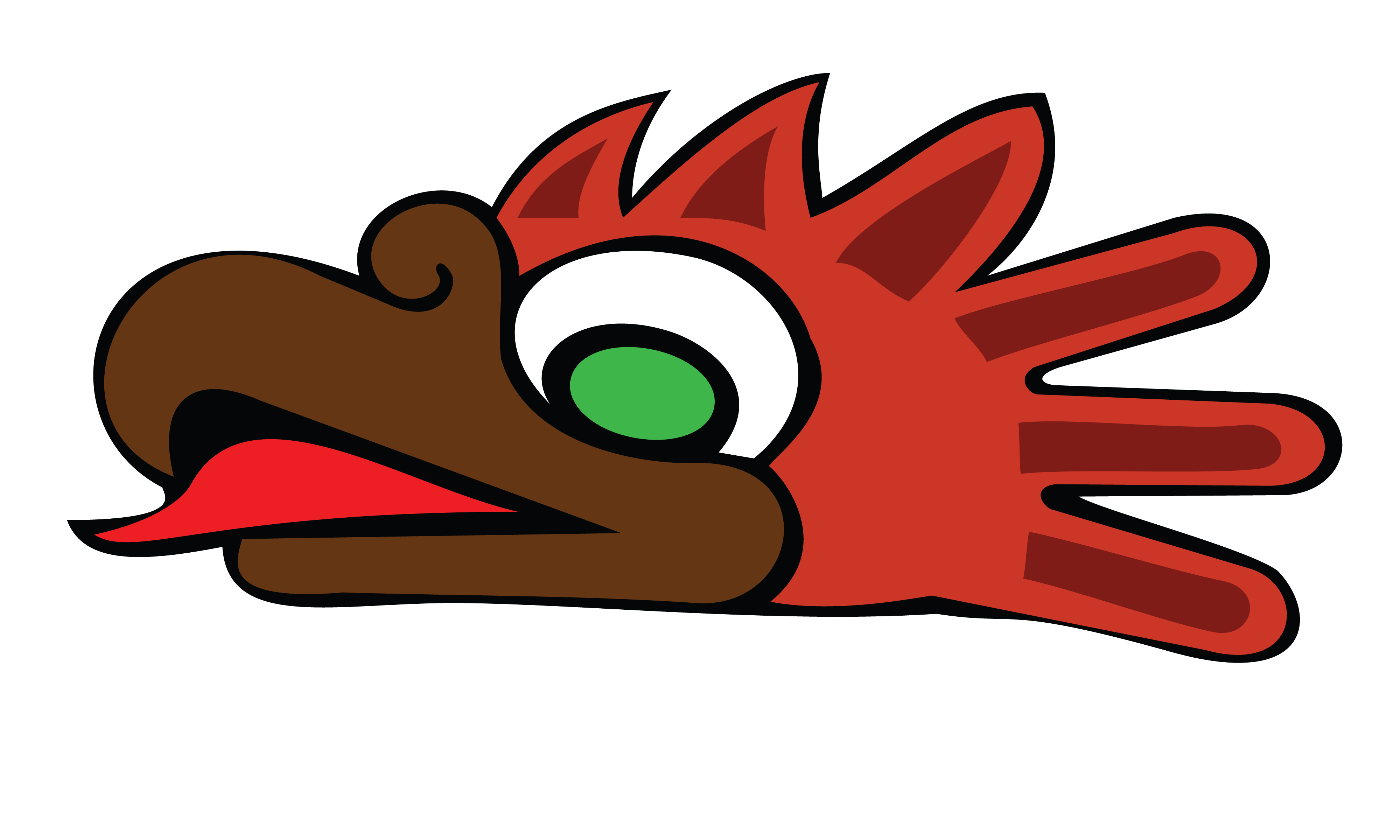 4000x2400 Free Clipart Of An Aztec Eagle Head