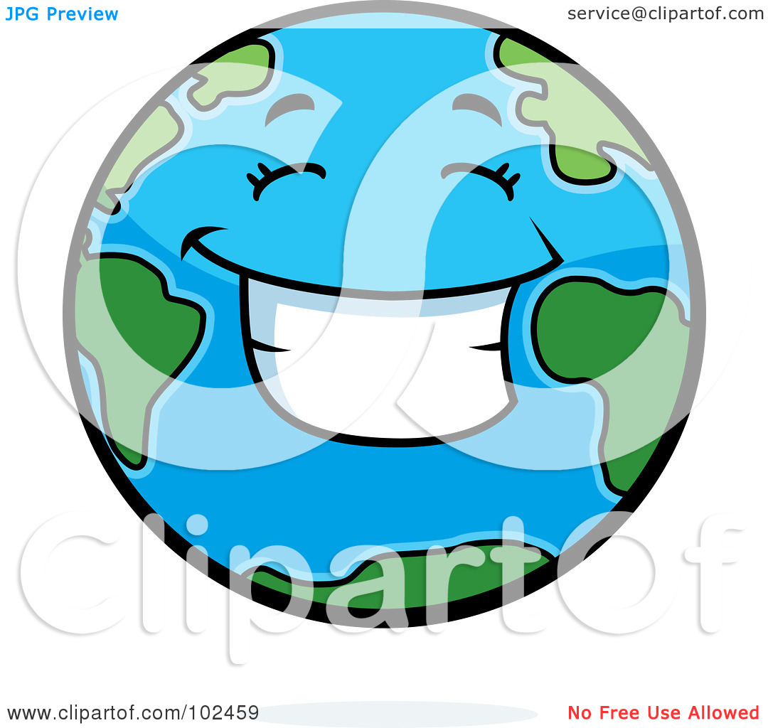 1080x1024 Happy Earth Cartoon Clipart Panda