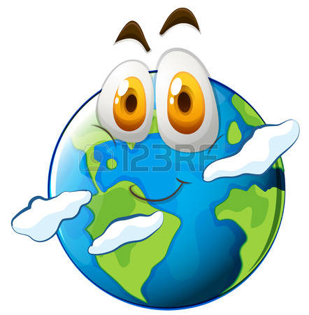 442x450 Earth Clipart With Face