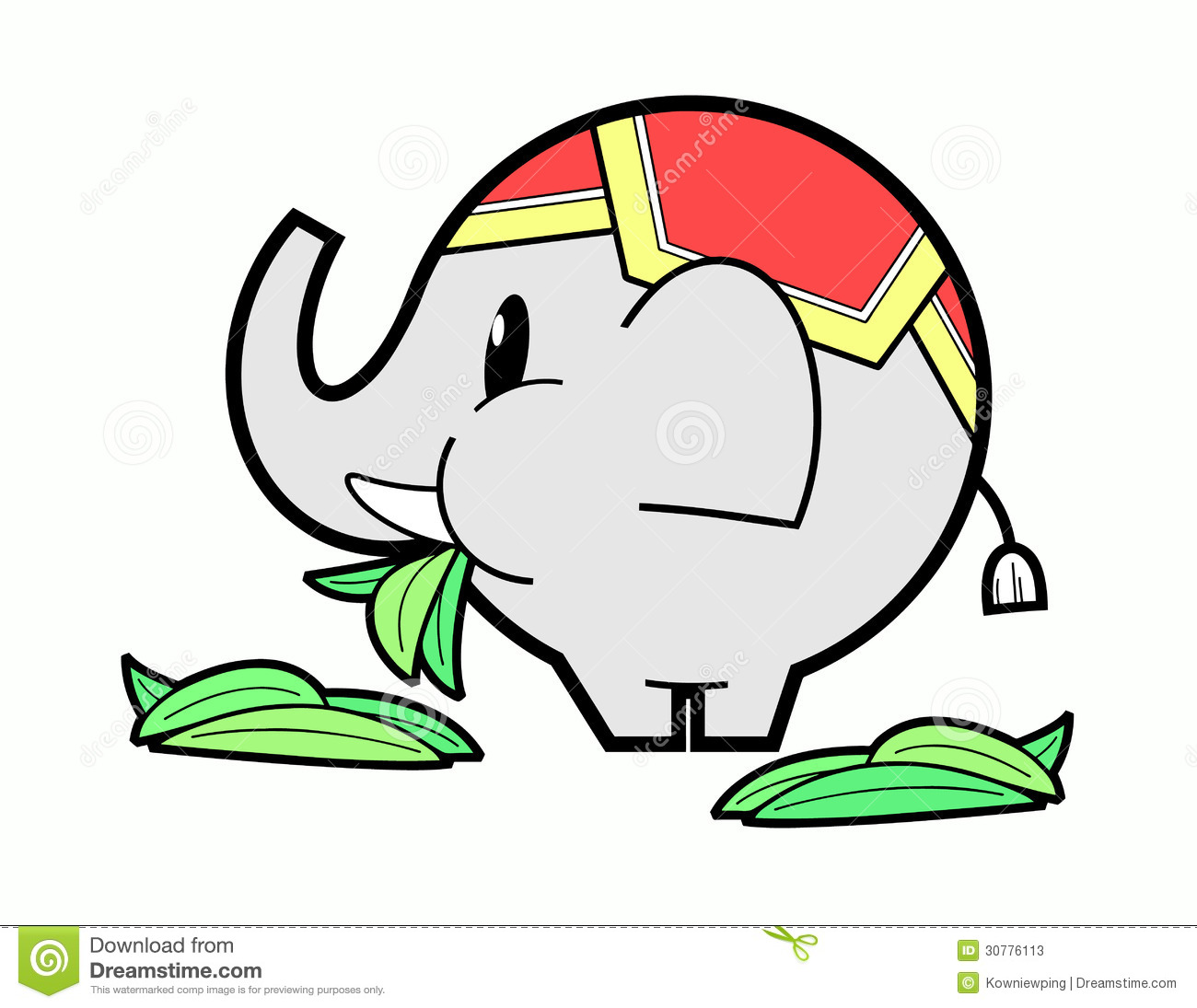 Cartoon Elephant Clipart