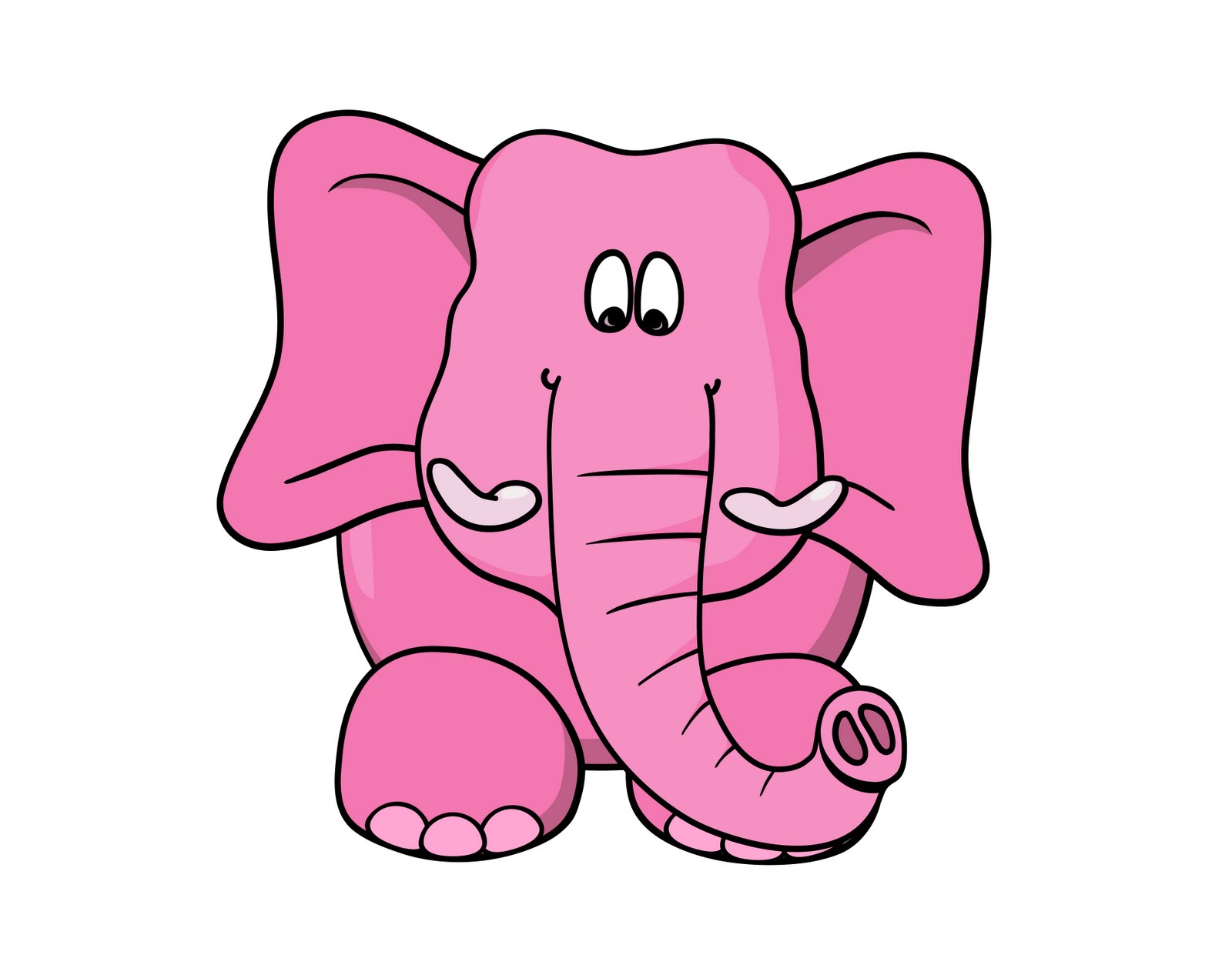 1600x1245 Clip Art Cartoon Elephant Clip Art