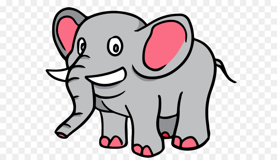 900x520 Cartoon Drawing Elephant Clip Art