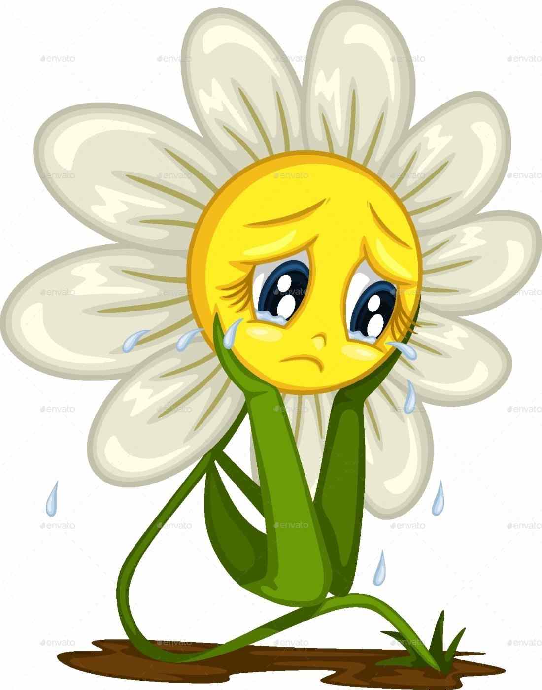 1100x1400 Shutterstock Flower Yellow Cartoon Flowers Face Stock Vector