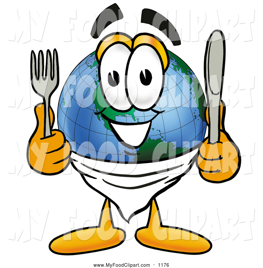 1024x1044 Food Clip Art Of A Cute World Earth Globe Mascot Cartoon Character