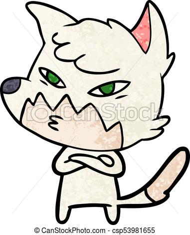 381x470 Cunning Fox Clipart