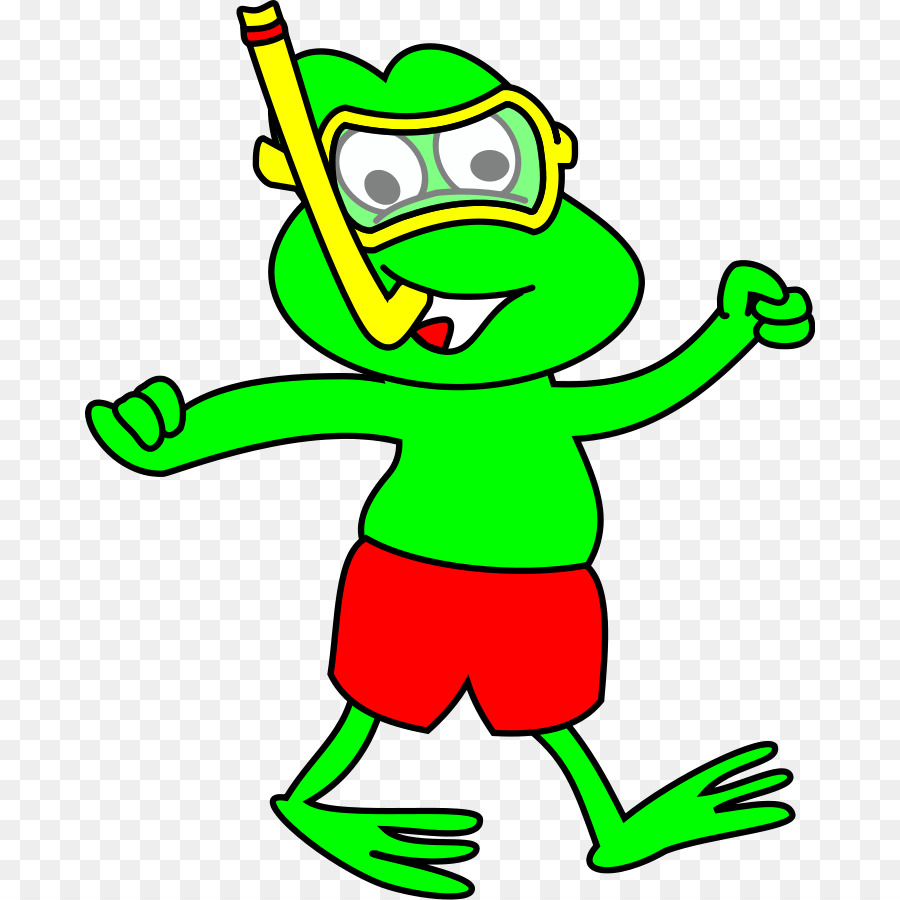 900x900 Frog Swimming Swimsuit Clip Art