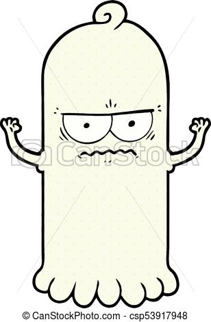 308x470 Cartoon Ghost Eps Vector