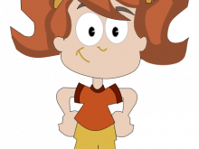 220x165 Girl Clipart Cartoon Cartoon Girl Schoolgirl Confident Images