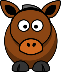 256x305 Cartoon Horse Clipart I2clipart