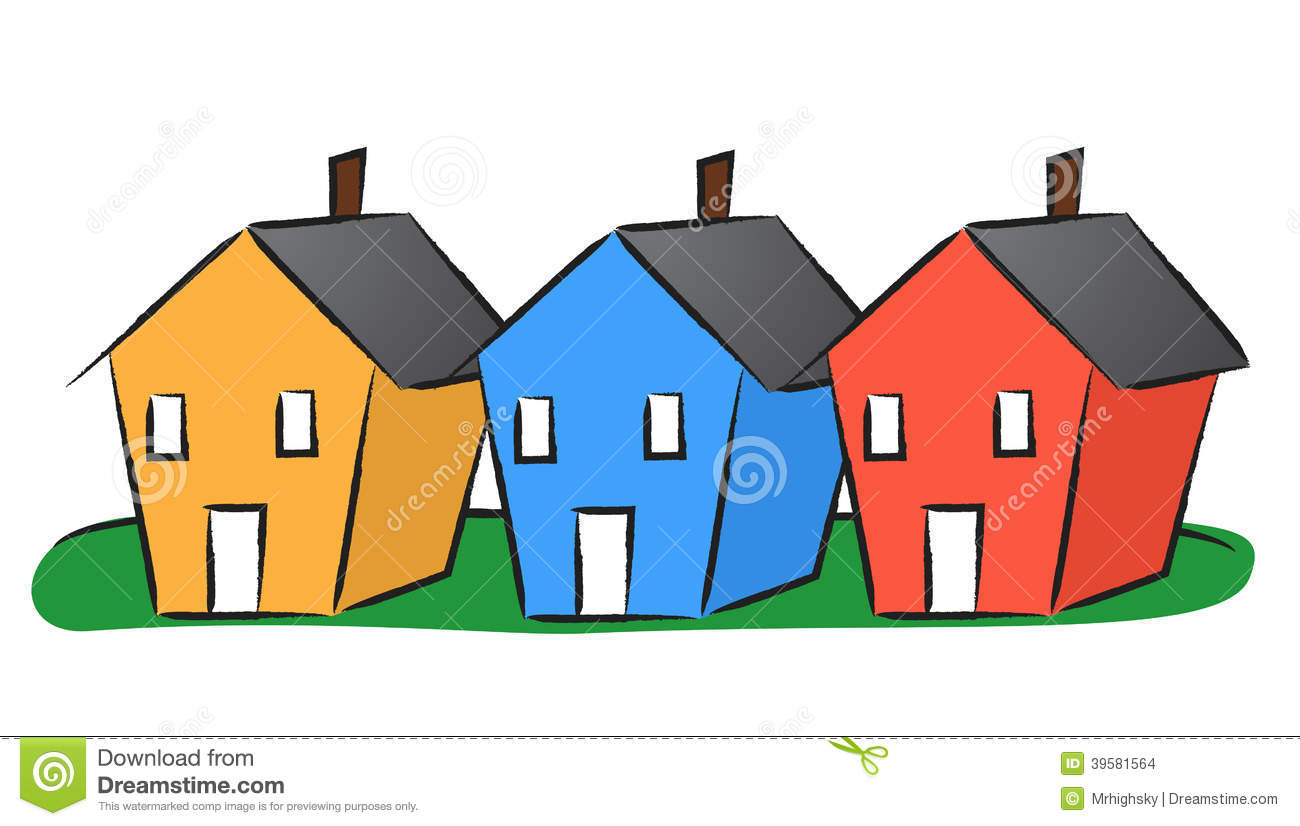 1300x826 Collection Of Row House Clipart High Quality, Free Cliparts