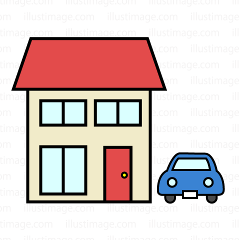 480x480 Free Home Icon With Car Clip Art Cartoon Amp Clipart