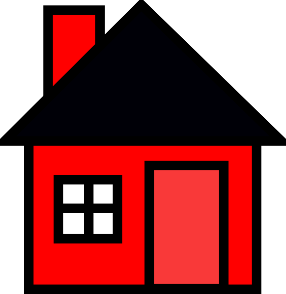 582x599 Red House Clip Art