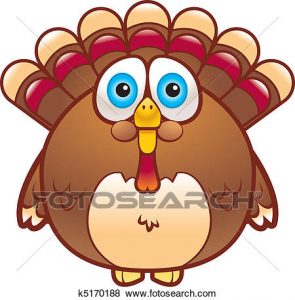 295x300 Turkey Gobbler Clipart Clip Art Of Cartoon Turkey K5170188 Search