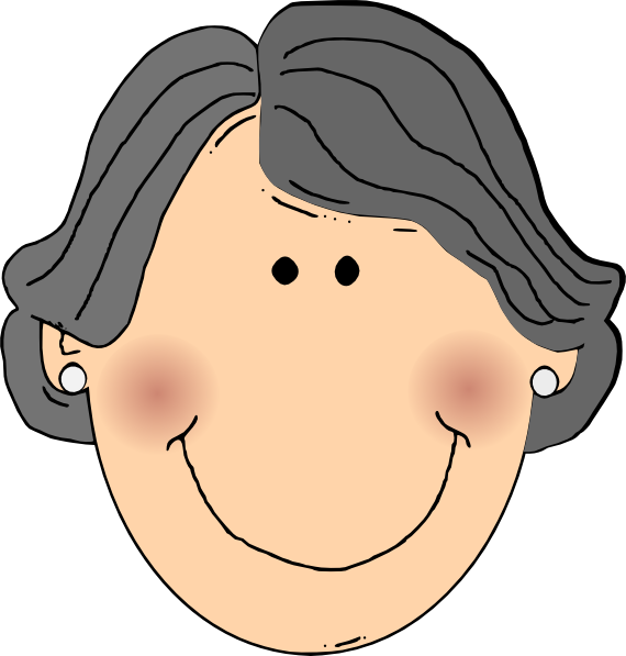 570x597 Grandmother Cartoon Clipart