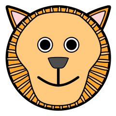 240x240 Free Cartoon Lion Clipart