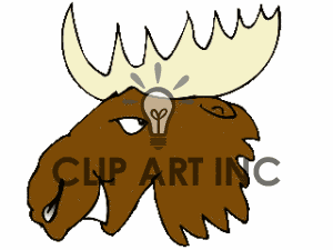 300x225 Moose Clipart Cartoon Clipart Panda