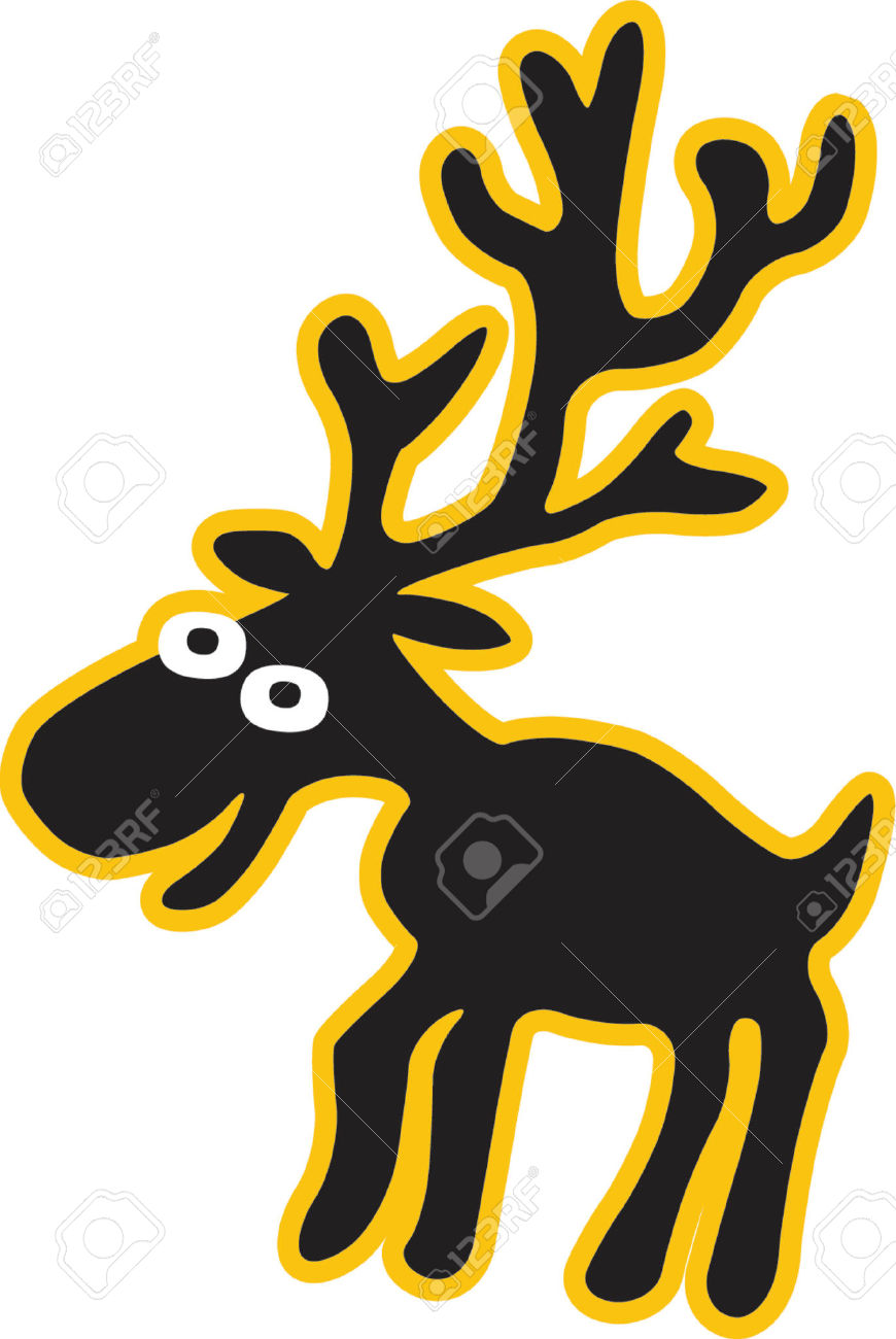 870x1300 Moose Clip Art