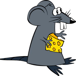 300x300 Mouse With Cheese Clip Art