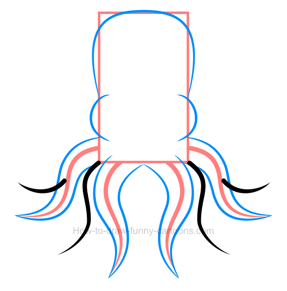 572x581 How To Draw An Octopus Clip Art