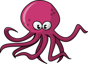 300x220 Cartoon Octopus Clip Art Clipart Panda