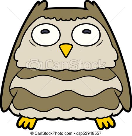 450x464 Cartoon Owl Clipart Vector