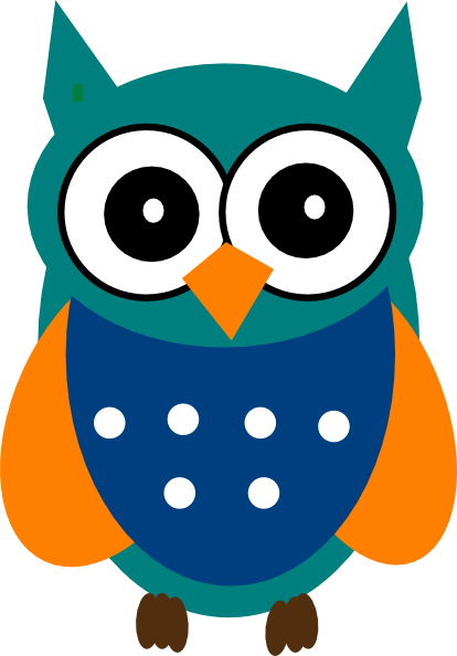 414x594 Image Of Colorful Owl Clipart