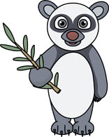 156x195 Free Panda Clipart
