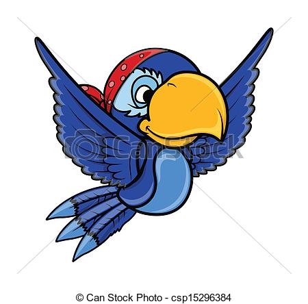450x444 Pirate Blue Parrot