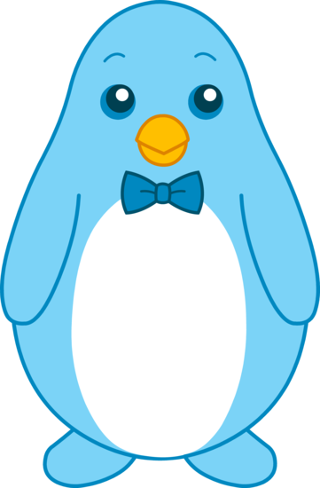 361x550 Little Blue Penguin With Bow Tie
