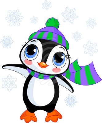 332x400 Winter Cartoon Clipart