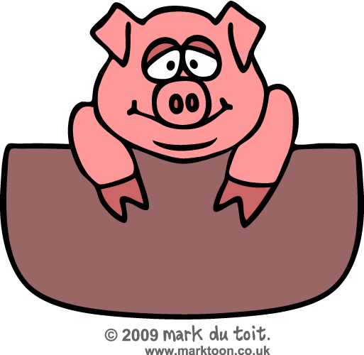 513x500 Cartoon Pig Clipart