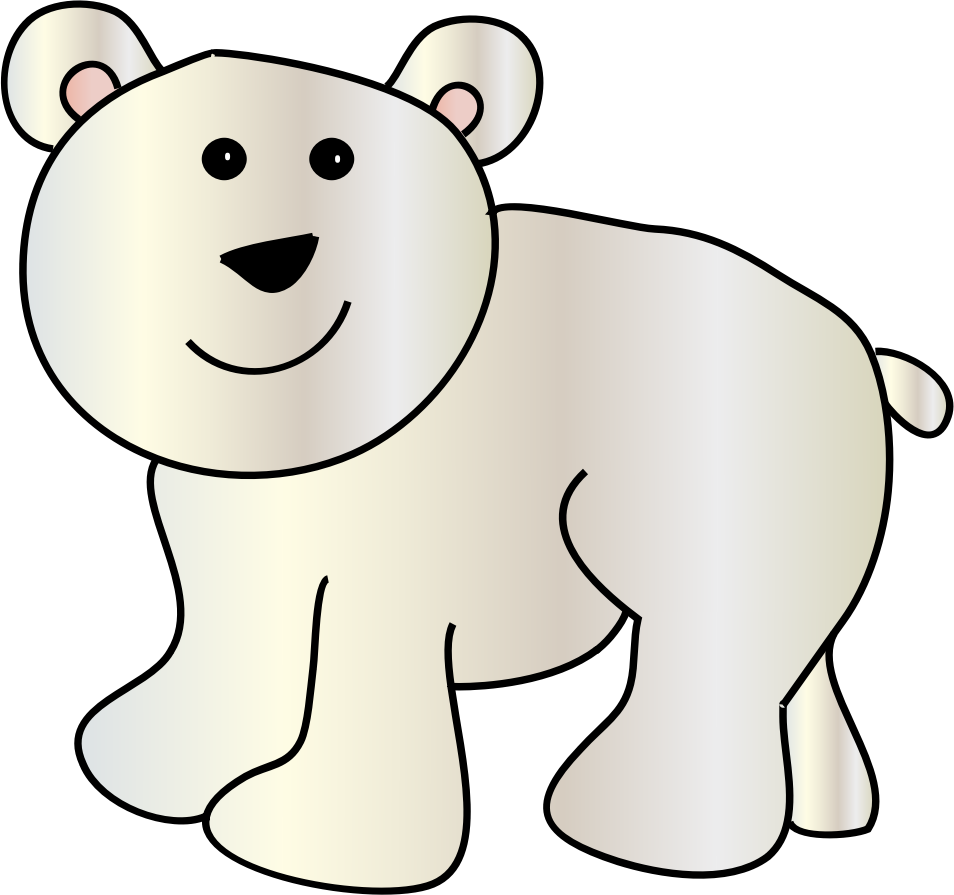 954x895 Clipart Polar Bear